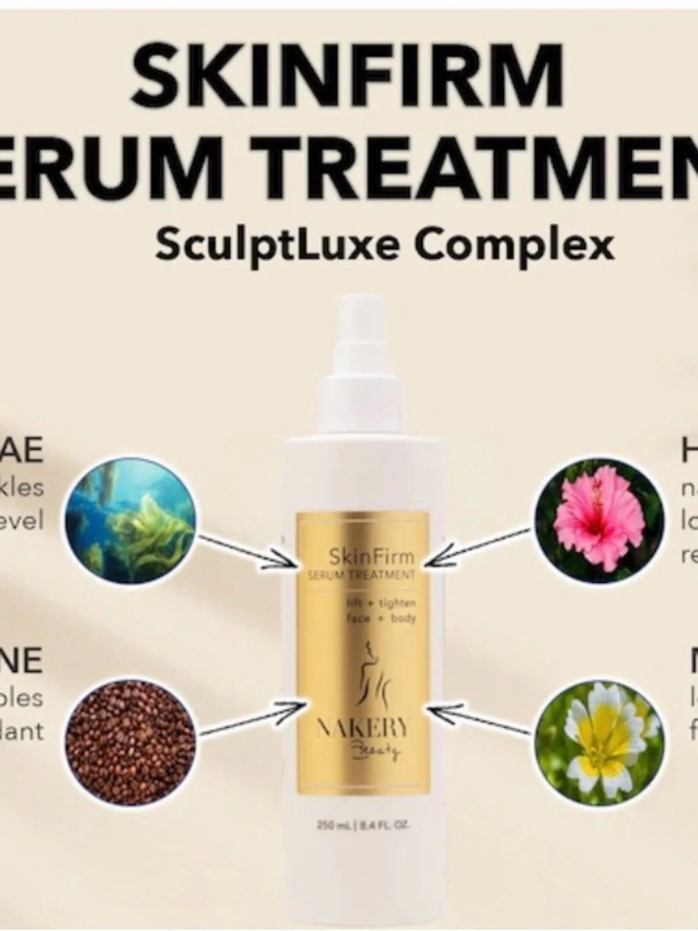 Nakery SkinFirm Serum Body Treatment